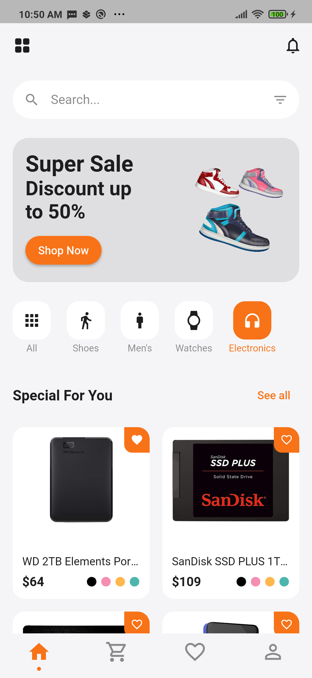 E-Shop App Screenshot